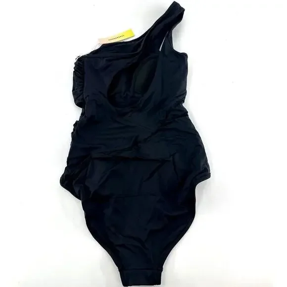 Summersalt DreamDrape Sidestroke One Piece Black US Size 6 - Picture 6 of 9